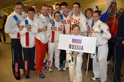 Сборная России на чемпионате Европы по сетокан карате-до в г. Кроули (Великобритания)